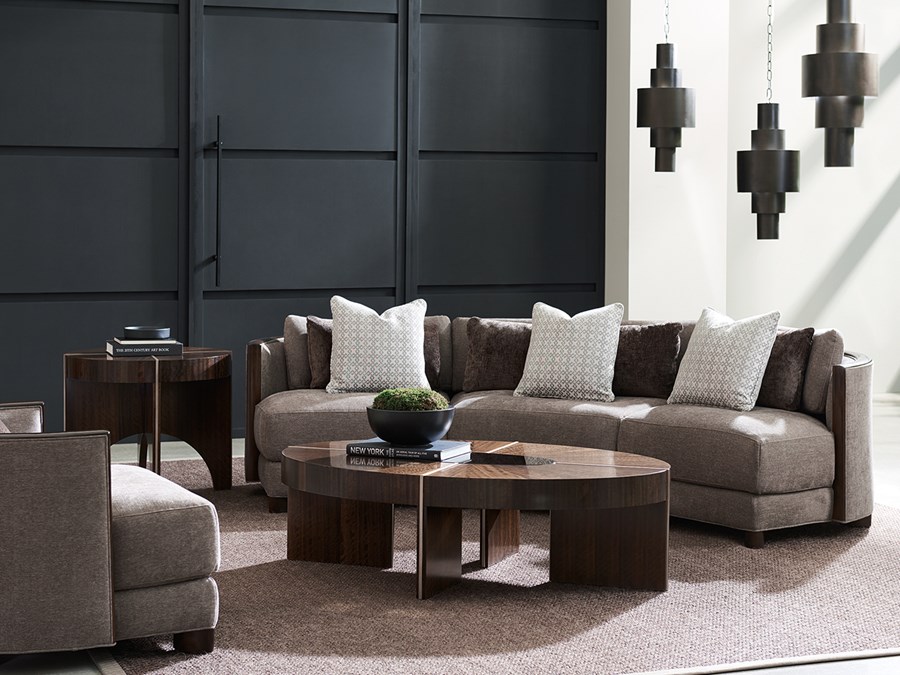 Modern Streamline Commodore Sectional